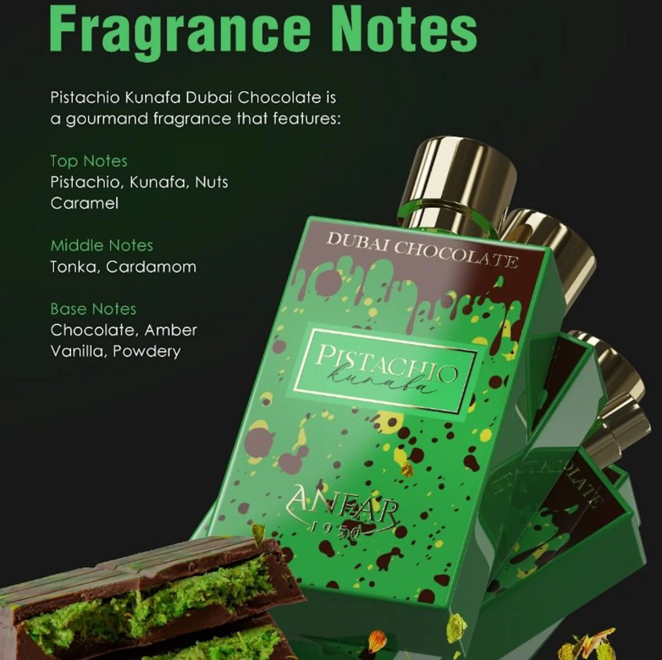 Anfar Pistachio Dubai Chocolate 80 ml