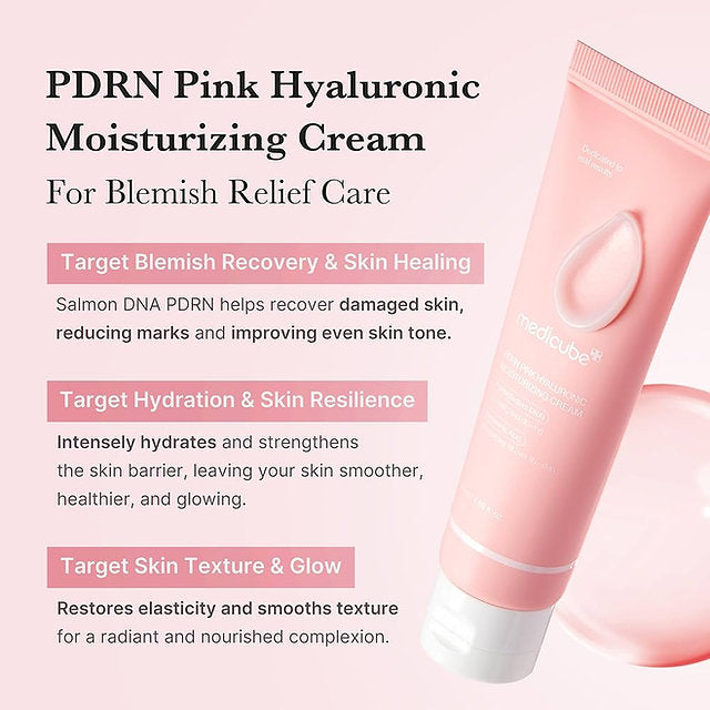 Medicube - PDRN PINK HYALURONIC MOISTURIZING CREAM 50ML