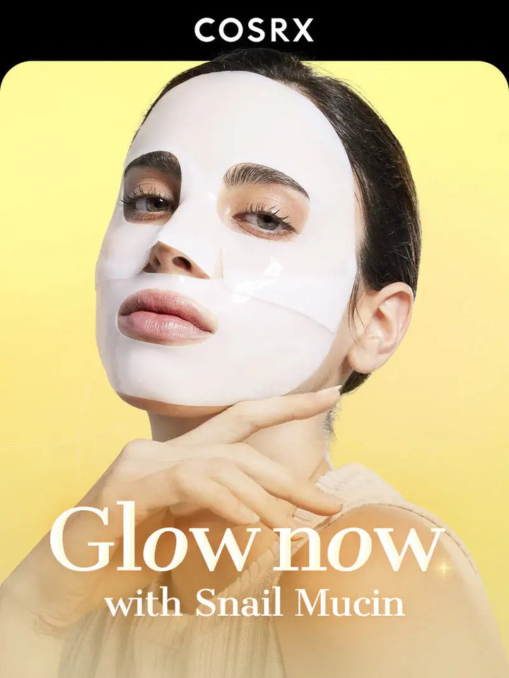 COSRX COSRX Advanced Snail Mucin Glass Glow Hydrogel Mask Overnight, Masque Collagène 3pcs